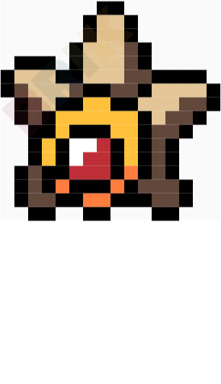 Starmie Pixel Art