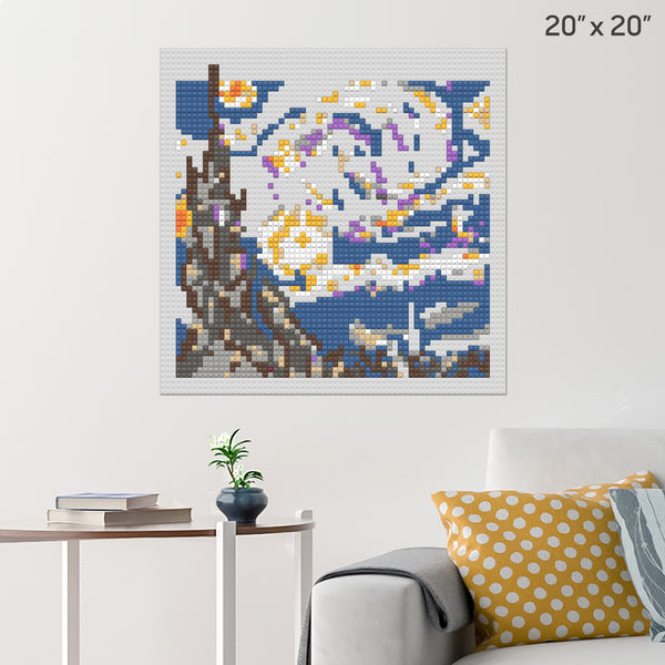 starry night Brick Poster