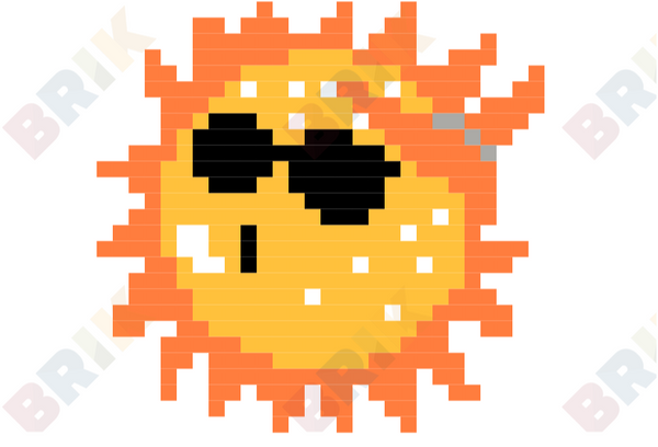 Stay Out of the Sun Day Pixel Art