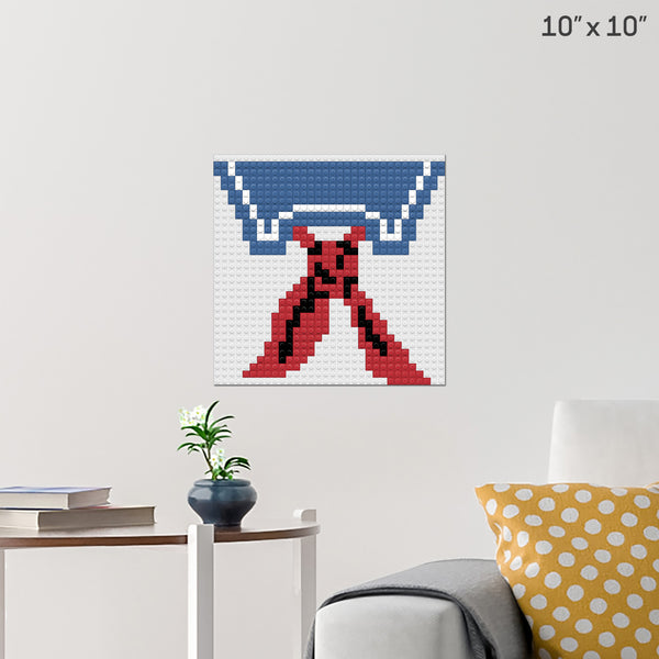 Stay Puft Simple Brick Poster