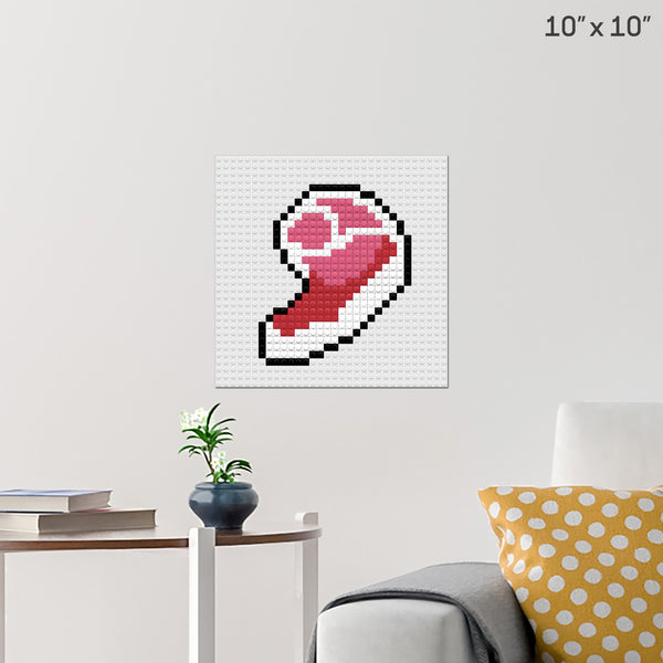 Steak Brick Poster