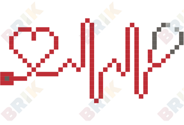 Stethoscope Pixel Art
