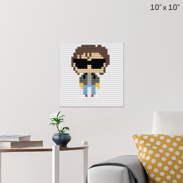Steve Harrington Brick Poster