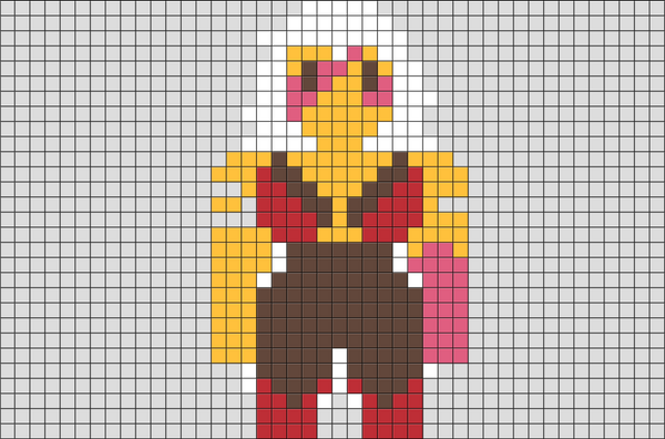 Steven Universe Jasper Pixel Art
