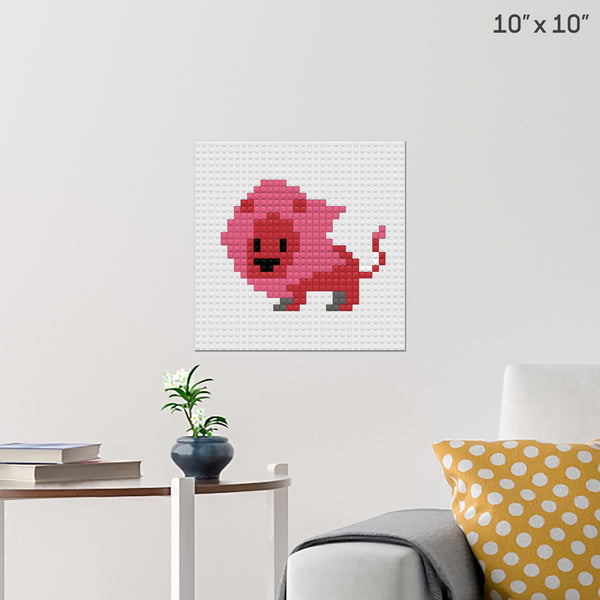 Steven Universe Lion Brick Poster
