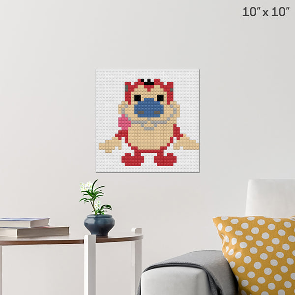 Stimpy Brick Poster