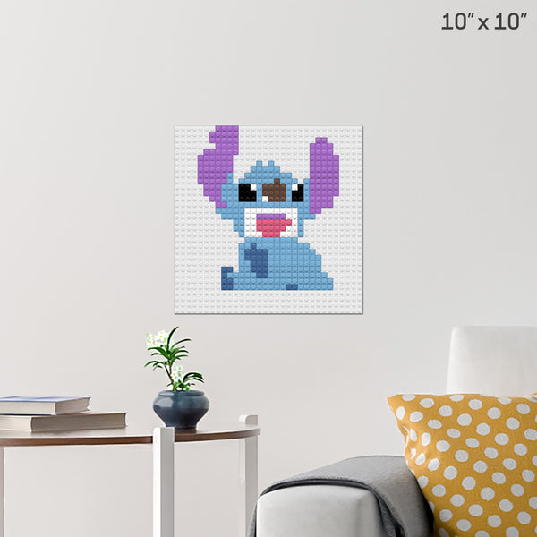 stitch Brick Poster