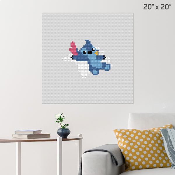 Stitch Brick Poster