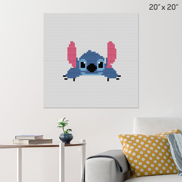 Stitch Brick Poster