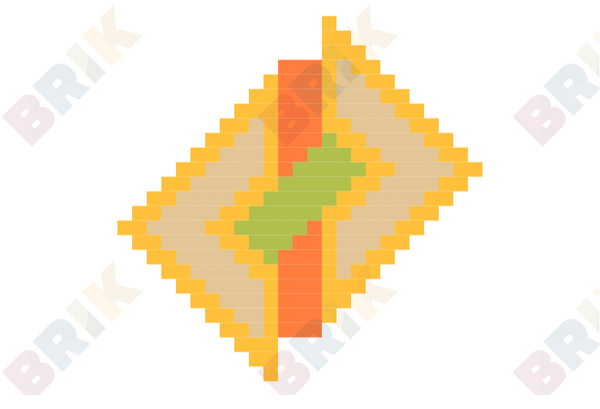 Stone Badge Pixel Art