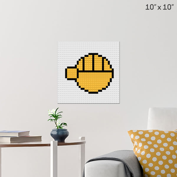 Storm Badge Brick Poster