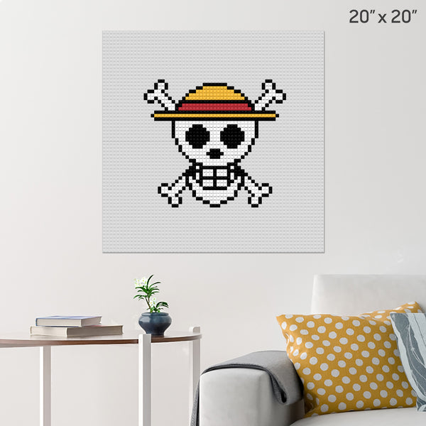 Straw Hat Pirates Brick Poster