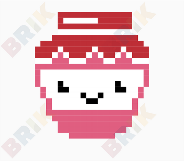 Strawberry Jam Pixel Art