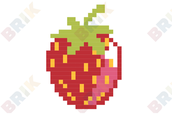 Strawberry Pixel Art