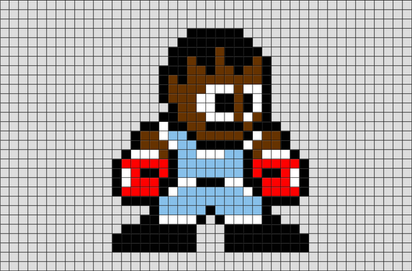 Street Fighter Balrog Pixel Art