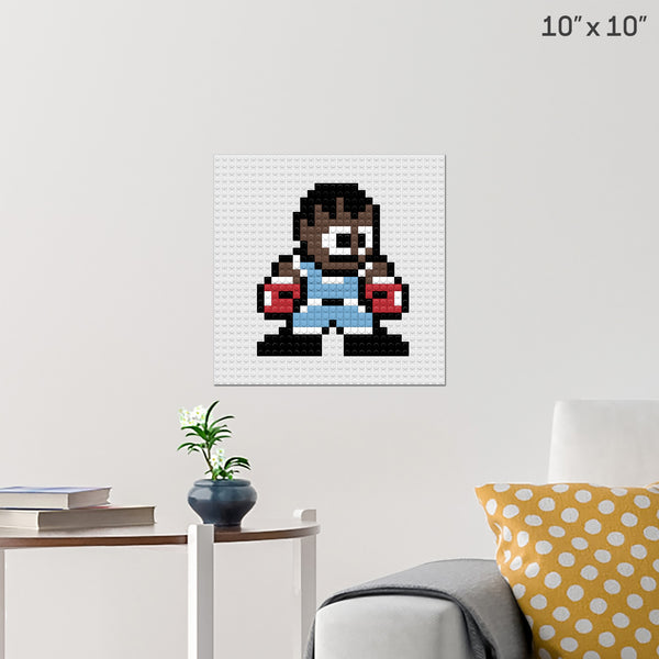 Street Fighter Balrog Brick Poster