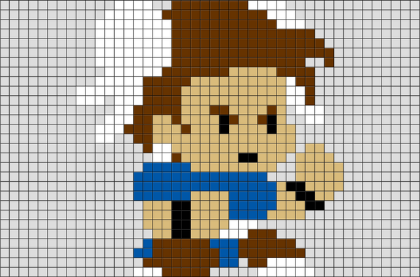 Street Fighter Chun-Li Pixel Art
