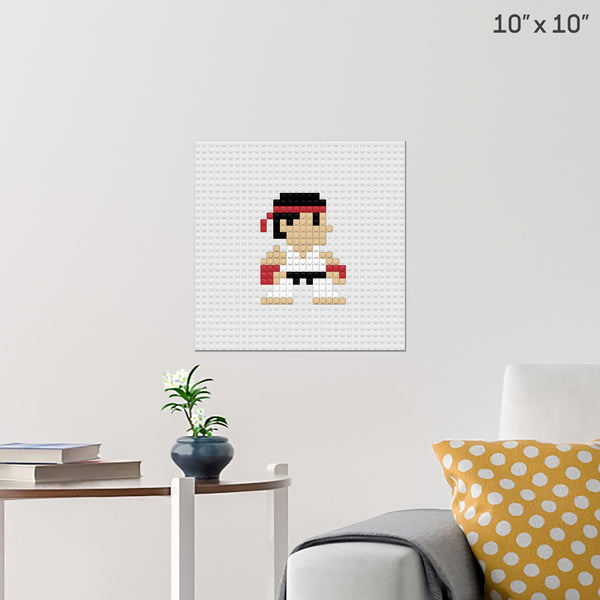 Street Fighter Brick Poster