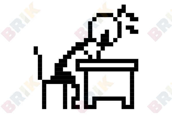 Stress Awareness Month Pixel Art