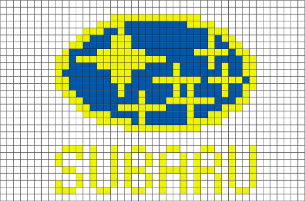 Subaru Pixel Art