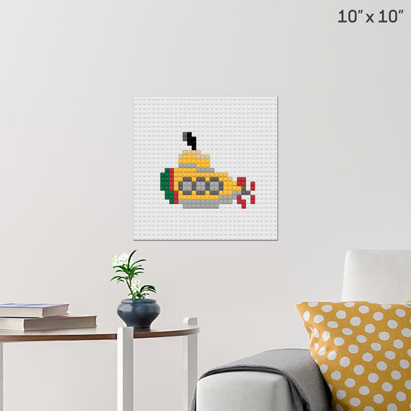 Submarine Day Brick Poster