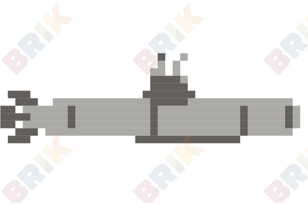 Submarine Pixel Art