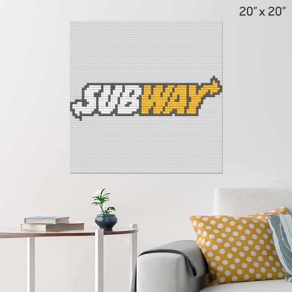 Subway Brick Poster