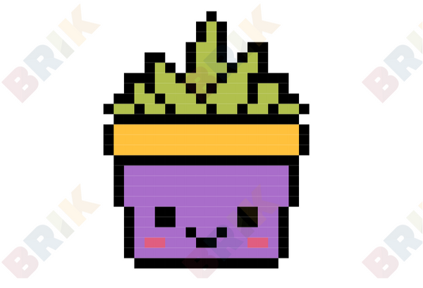 Succulent Pixel Art