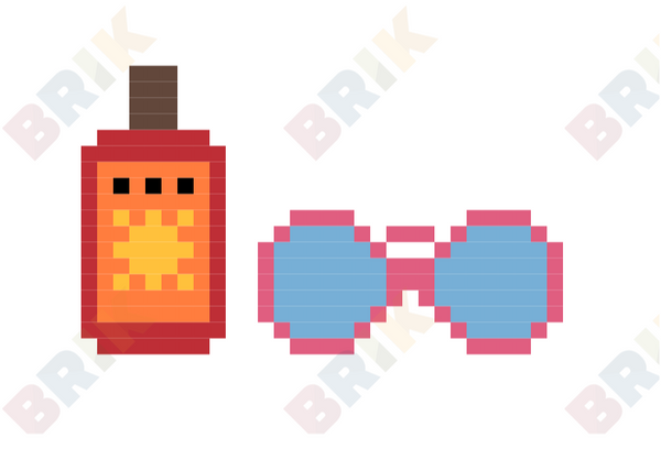 Summer Pixel Art