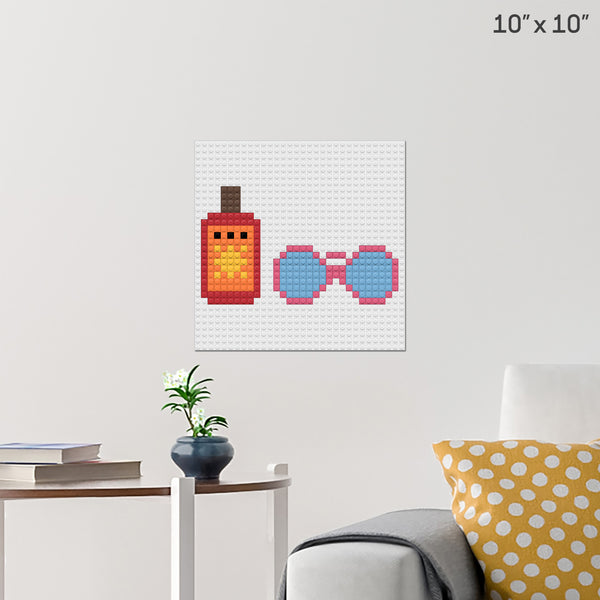 Summer Brick Poster