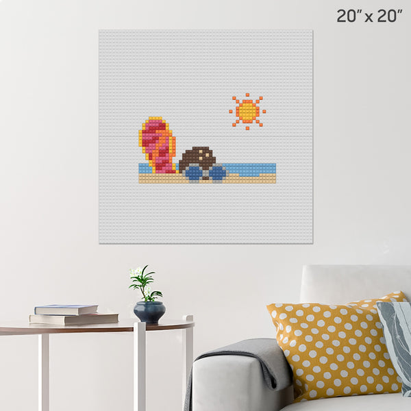 Summer Brick Poster