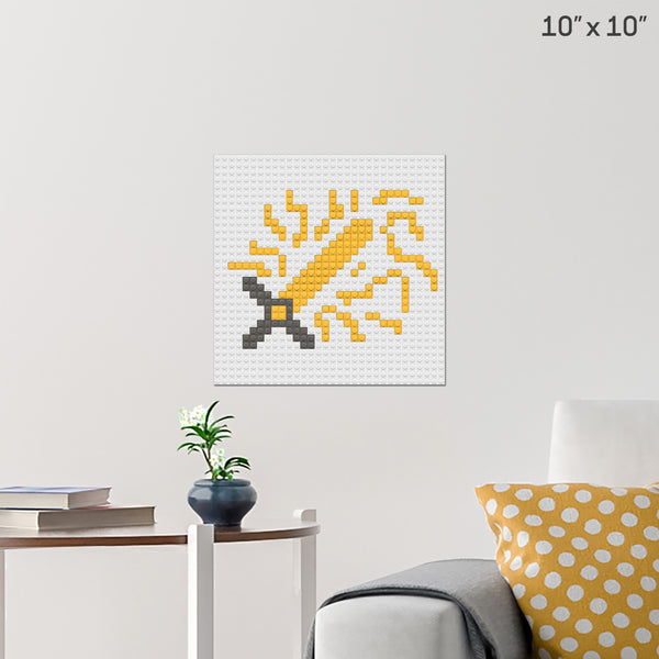 sun blade Brick Poster