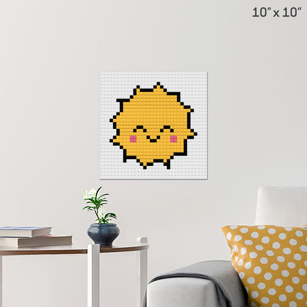 Sun Brick Poster