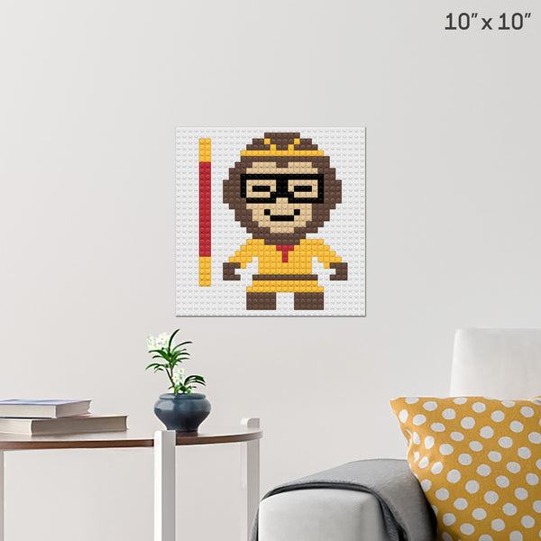 Sun Wukong Brick Poster