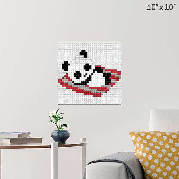 Sunbathing Brick Poster