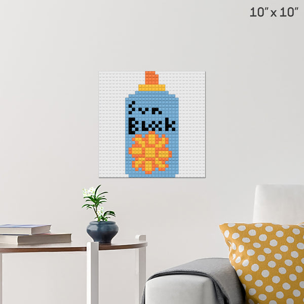 Sunblock Brick Poster