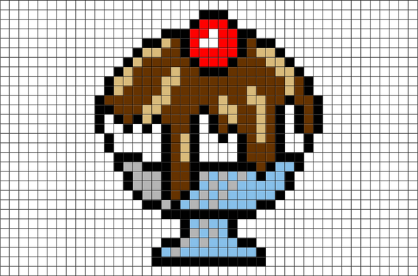 Sundae Pixel Art