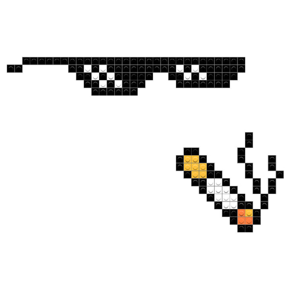 Sunglasses and Cigarette