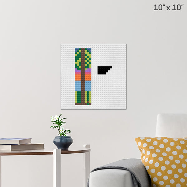 Sunset 🌴 Brick Poster