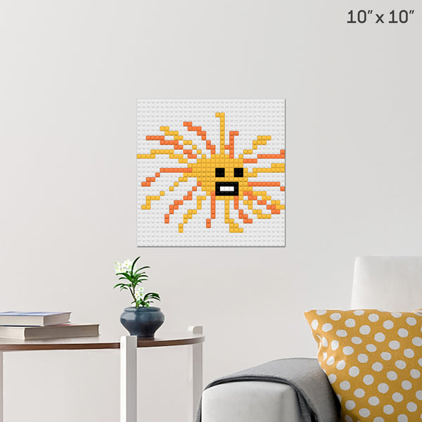 Sunshine Brick Poster