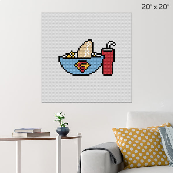 Super Bowl Sunday Brick Poster