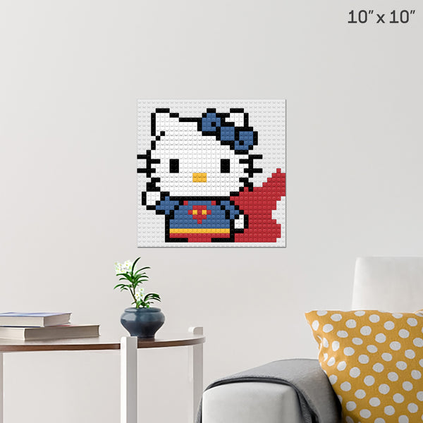 Super Kitty Brick Poster