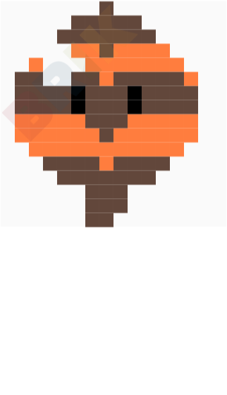 Super Leaf Pixel Art