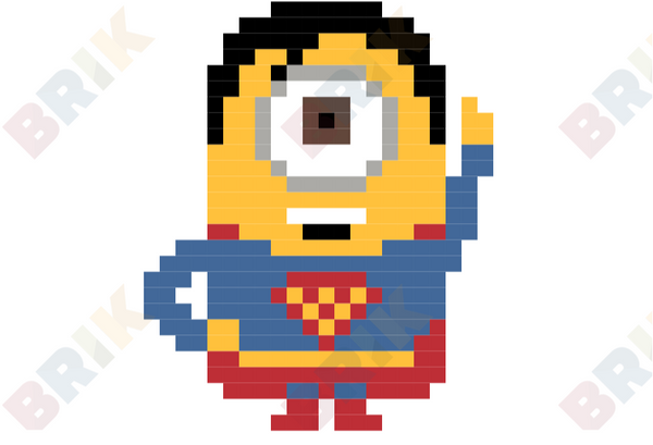Super Minion Pixel Art