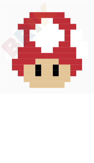 Super Mushroom Pixel Art
