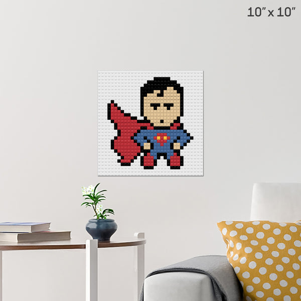 Superman Brick Poster