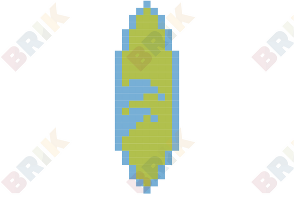 Surfboard Pixel Art