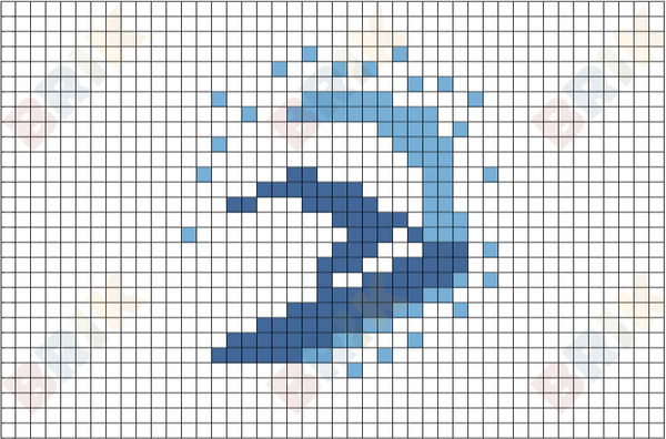 Surfing Pixel Art