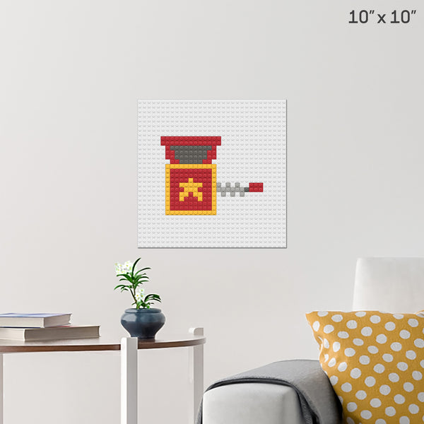 Surprise Box Brick Poster