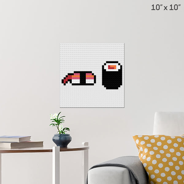 Sushi Brick Poster